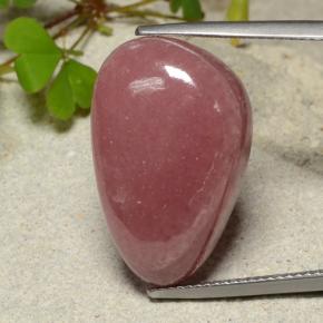 24,46 ctw natürlicher mehrfarbiger Rhodochrosit, Fantasieschliff, Lichtdurchlässig