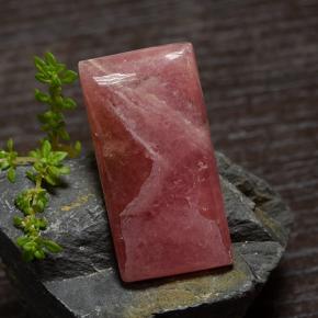 45,48 ctw natürlicher mehrfarbiger Rhodochrosit, Baguette, Lichtdurchlässig