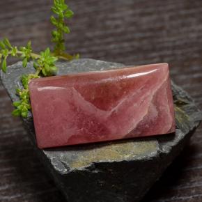 45,48 ctw natürlicher mehrfarbiger Rhodochrosit, Baguette, Lichtdurchlässig