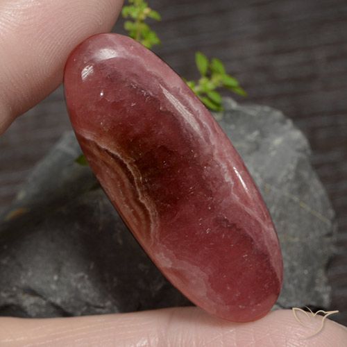 45.74ct Natürlicher Mehrfarbig Rhodochrosit, Oval, Lichtdurchlässig