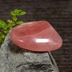 9,17 ctw natürlicher Mehrfarbig Rhodochrosit, Ausgefallene Form, Lichtdurchlässig