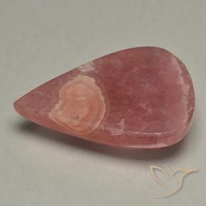 9,17 ctw natürlicher Mehrfarbig Rhodochrosit, Birnenform, Lichtdurchlässig