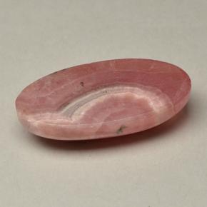 31,42 ctw natürlicher mehrfarbiger Rhodochrosit, Oval Schliff, Lichtdurchlässig