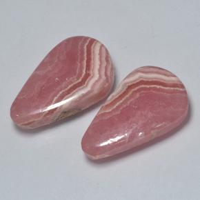 16.99 ct natürliche Mehrfarbig Rhodochrosit-Edelsteine, Birnenform, Lichtdurchlässig