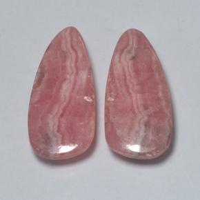 17.04 ct natürliche Mehrfarbig Rhodochrosit-Edelsteine, Birnenform, Lichtundurchlässig