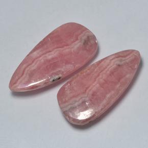 17.04 ct natürliche Mehrfarbig Rhodochrosit-Edelsteine, Birnenform, Lichtundurchlässig