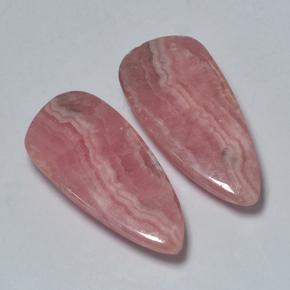 17.04 ct natürliche Mehrfarbig Rhodochrosit-Edelsteine, Birnenform, Lichtundurchlässig
