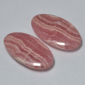 17,78 ct natürliche mehrfarbiger Rhodochrosit-Edelsteine, Oval Schliff, Lichtdurchlässig