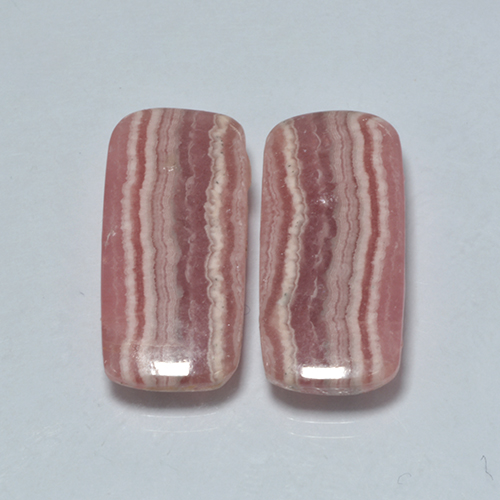 19,80 ct natürliche mehrfarbiger Rhodochrosit-Edelsteine, Kissenschliff, Lichtdurchlässig