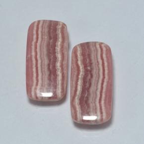 19,80 ct natürliche mehrfarbiger Rhodochrosit-Edelsteine, Kissenschliff, Lichtdurchlässig