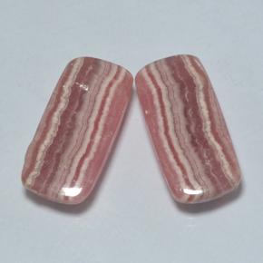 19,80 ct natürliche mehrfarbiger Rhodochrosit-Edelsteine, Kissenschliff, Lichtdurchlässig