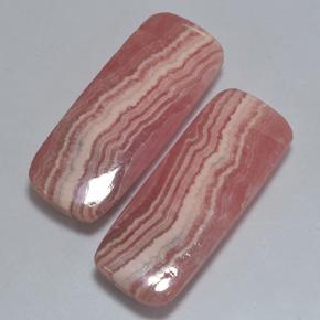 27.45 ct natürliche Mehrfarbig Rhodochrosit-Edelsteine, Kissenschliff, Lichtdurchlässig