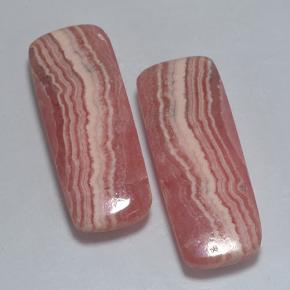 27.45 ct natürliche Mehrfarbig Rhodochrosit-Edelsteine, Kissenschliff, Lichtdurchlässig