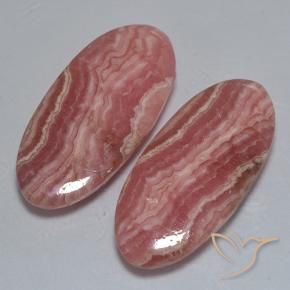 32.47 ct natürliche Mehrfarbig Rhodochrosit-Edelsteine, Oval, Lichtdurchlässig
