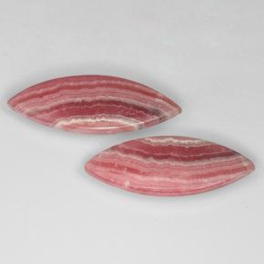 20,88 ct natürliche mehrfarbiger Rhodochrosit-Edelsteine, Marquise, Lichtdurchlässig