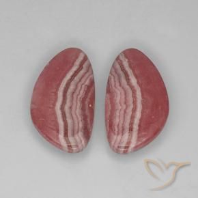 24.58 ct natürliche Mehrfarbig Rhodochrosit-Edelsteine, Fantasie, Lichtdurchlässig
