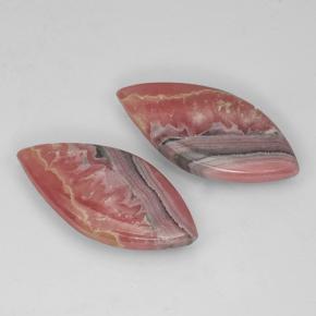 25.42 ct natürliche Mehrfarbig Rhodochrosit-Edelsteine, Marquise, Lichtdurchlässig