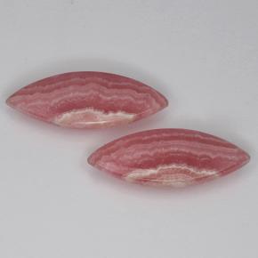 9,95 ct natürliche mehrfarbiger Rhodochrosit-Edelsteine, Marquise, Lichtdurchlässig