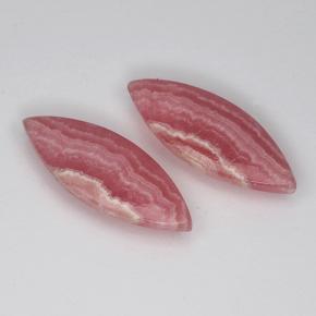 9,95 ct natürliche mehrfarbiger Rhodochrosit-Edelsteine, Marquise, Lichtdurchlässig