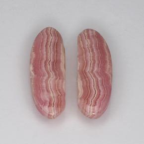 11,17 ct natürliche mehrfarbiger Rhodochrosit-Edelsteine, Fantasieschliff, Lichtdurchlässig