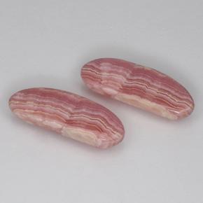 11,17 ct natürliche mehrfarbiger Rhodochrosit-Edelsteine, Fantasieschliff, Lichtdurchlässig