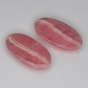 13,61 ct natürliche mehrfarbiger Rhodochrosit-Edelsteine, Oval Schliff, Lichtdurchlässig