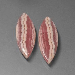 14.68 ct natürliche Mehrfarbig Rhodochrosit-Edelsteine, Marquise, Lichtdurchlässig