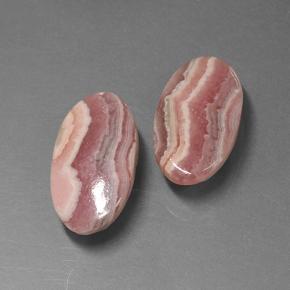 15,62 ct natürliche mehrfarbiger Rhodochrosit-Edelsteine, Oval Schliff, Lichtdurchlässig