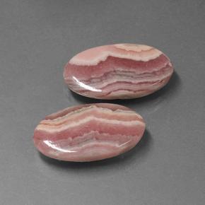 15,62 ct natürliche mehrfarbiger Rhodochrosit-Edelsteine, Oval Schliff, Lichtdurchlässig
