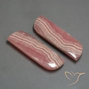 46.65 ct natürliche Mehrfarbig Rhodochrosit-Edelsteine, Fantasie, Lichtdurchlässig