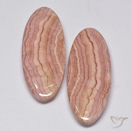 26.79ctw Natürlicher Mehrfarbig Rhodochrosit, Oval, Lichtundurchlässig