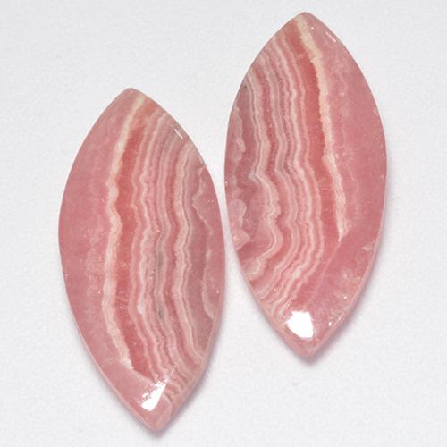 17.04 ct natürliche Mehrfarbig Rhodochrosit-Edelsteine, Marquise, Lichtdurchlässig