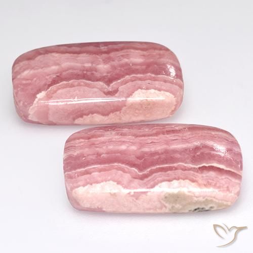 32.67 ct natürliche Mehrfarbig Rhodochrosit-Edelsteine, Kissen, Lichtdurchlässig