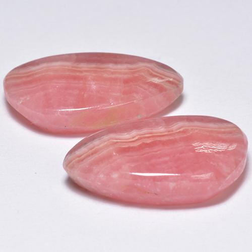 13,01 ct natürliche mehrfarbiger Rhodochrosit-Edelsteine, Fantasieschliff, Lichtdurchlässig