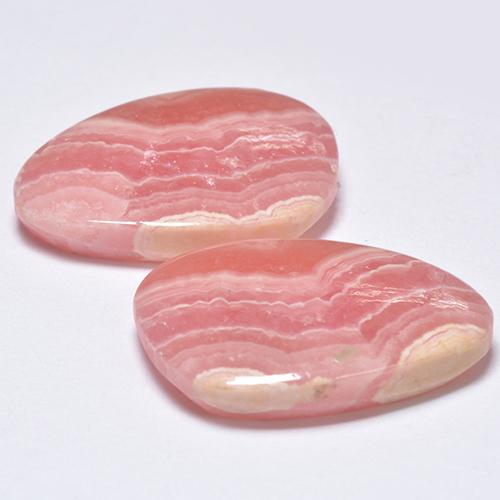 20.05 ct natürliche Mehrfarbig Rhodochrosit-Edelsteine, Ausgefallene Form, Lichtdurchlässig