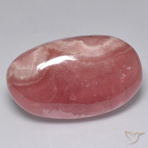 35.11ct Natürlicher Mehrfarbig Rhodochrosit, Oval, Lichtdurchlässig