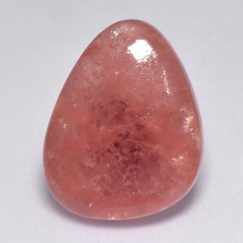 9,54 ctw natürlicher mehrfarbiger Rhodochrosit, Fantasieschliff, Lichtdurchlässig