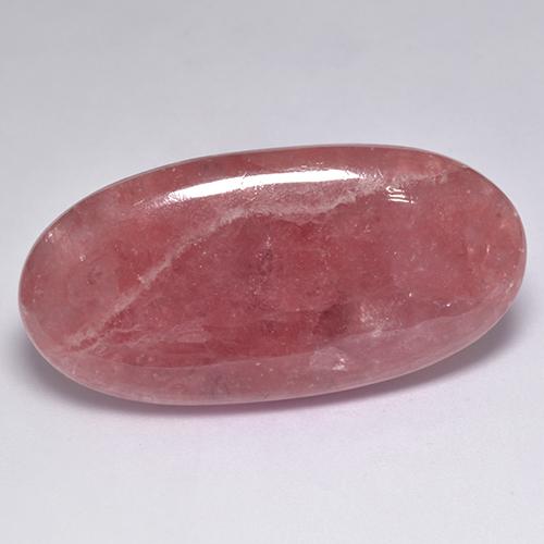 36,04 ctw natürlicher mehrfarbiger Rhodochrosit, Oval Schliff, Lichtdurchlässig