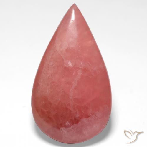 9,17 ctw natürlicher Mehrfarbig Rhodochrosit, Birnenform, Lichtdurchlässig
