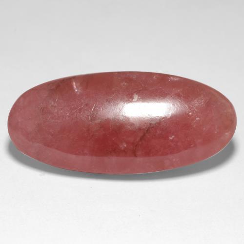22,84 ctw natürlicher mehrfarbiger Rhodochrosit, Oval Schliff, Lichtdurchlässig
