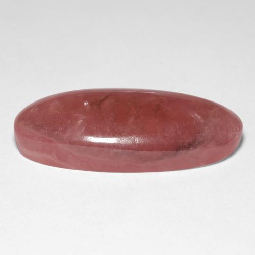 22,84 ctw natürlicher mehrfarbiger Rhodochrosit, Oval Schliff, Lichtdurchlässig