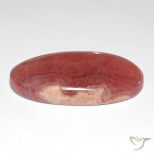 9,17 ctw natürlicher Mehrfarbig Rhodochrosit, Oval, Lichtdurchlässig