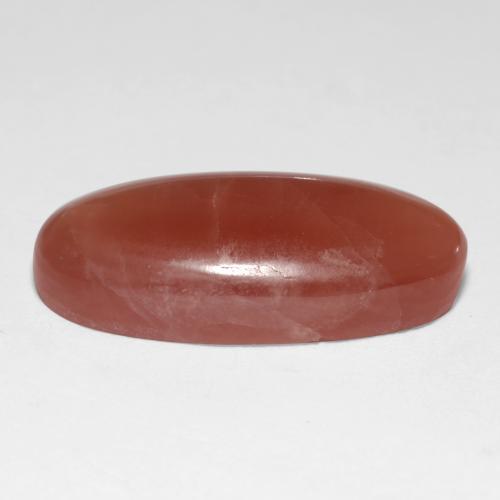 14,95 ctw natürlicher mehrfarbiger Rhodochrosit, Oval Schliff, Lichtdurchlässig