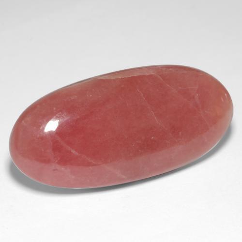 40,60 ctw natürlicher mehrfarbiger Rhodochrosit, Oval Schliff, Lichtdurchlässig