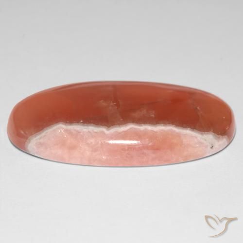 9,17 ctw natürlicher Mehrfarbig Rhodochrosit, Oval, Lichtdurchlässig