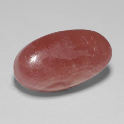 10,22 ctw natürlicher mehrfarbiger Rhodochrosit, Oval Schliff, Lichtdurchlässig