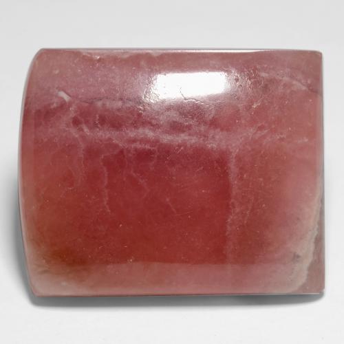 33,00 ctw natürlicher mehrfarbiger Rhodochrosit, Baguette, Lichtdurchlässig