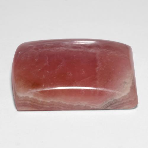 33,00 ctw natürlicher mehrfarbiger Rhodochrosit, Baguette, Lichtdurchlässig