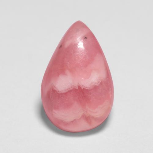 1,80 ctw natürlicher mehrfarbiger Rhodochrosit, Birnenform, Lichtdurchlässig