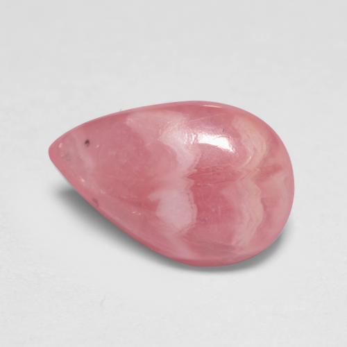 1,80 ctw natürlicher mehrfarbiger Rhodochrosit, Birnenform, Lichtdurchlässig